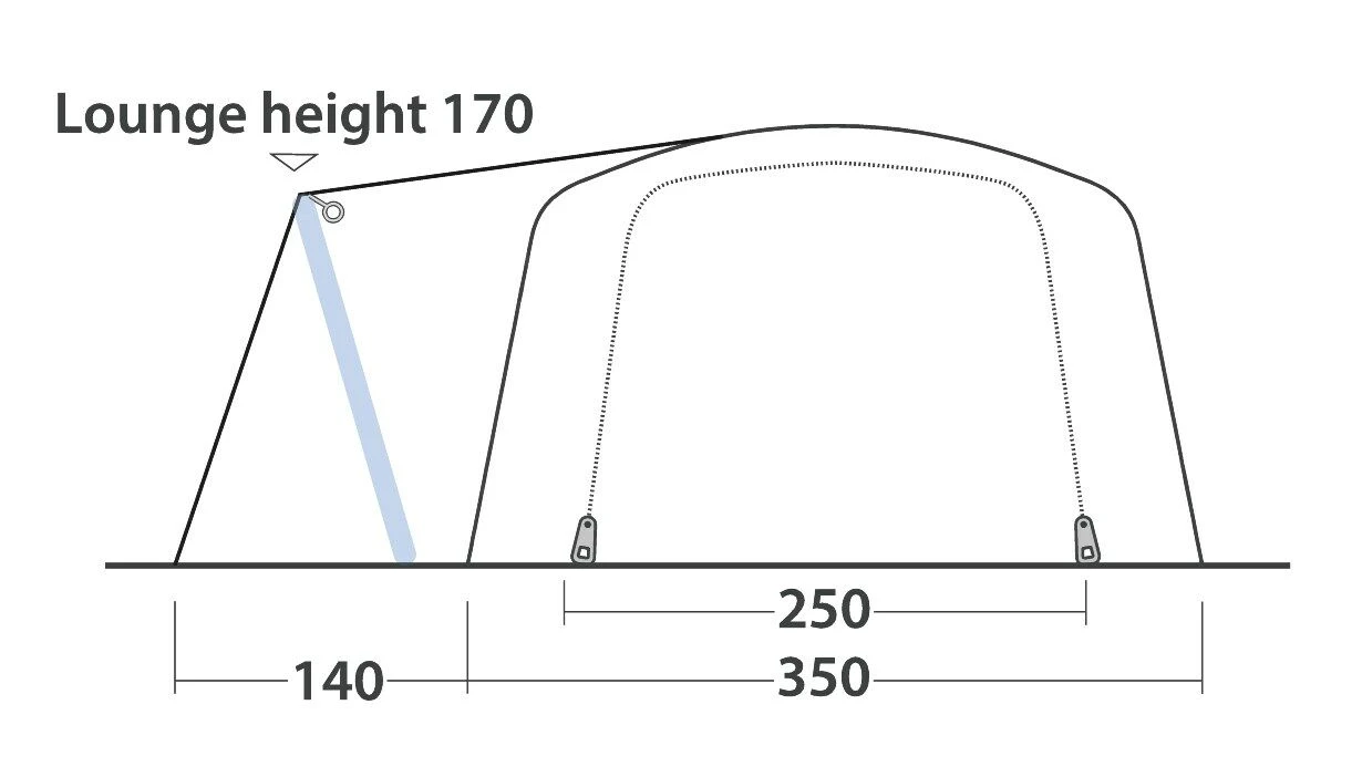 Outwell Mountain Lake 5ATC Tent (2022) 5 Outwell Mountain Lake 5ATC Tent (2022) - Image 5