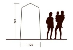 Outwell Seahaven Station Single -Cheap Camping Shop 111287 outwell seahaven comfort station single drawing other4