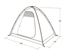 Outwell Free Standing Inner -Cheap Camping Shop 111289 free standing inner drawing perspective2