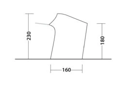 Outwell Lounge Tent Connector L (2023) -Cheap Camping Shop 111341 lounge tent connector l drawing other4