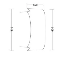 Outwell Lounge Tent Connector XL (2023) -Cheap Camping Shop 111343 lounge tent connector xl drawing floorplan3 page 0001
