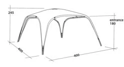 Outwell Event Lounge XL 4m (2023) -Cheap Camping Shop 111365 event lounge xl drawing perspective2