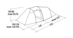 Easy Camp Magnetar 200 Tent -Cheap Camping Shop 120415 magnetar 200 steel blue drawing perspective2