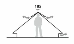 Robens Fairbanks Tipi (2023) -Cheap Camping Shop 130112 fairbanks drawing elevation 12395