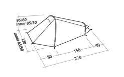 Robens Arrow Head Tent (2021) -Cheap Camping Shop 130272 arrow head drawing perspective2