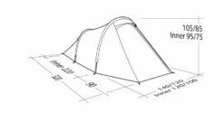 Robens Arch 2 Tent (2023) 14 Robens Arch 2 Tent (2023) -Cheap Camping Shop 130274 arch 2 drawing perspective23 1