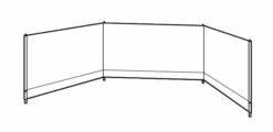 Robens Outback Windscreen -Cheap Camping Shop 130308 outback windscreen drawing perspective14