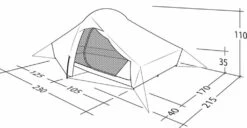 Robens Chaser 3XE Tent (2022) 26 Robens Chaser 3XE Tent (2022) -Cheap Camping Shop 130317 chaser 3xe drawing perspective2
