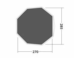 Robens Klondike S Footprint Groundsheet -Cheap Camping Shop 190071 footprint klondike s drawing floorplan2