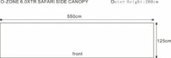 Outdoor Revolution O-Zone 6.0xtr Safari Side Sun Wing -Cheap Camping Shop 20190813canopy 1