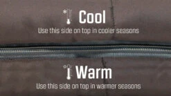 Outwell Contour Supreme Coffee Sleeping Bag -Cheap Camping Shop 230369 contour supreme coffee feature photo18