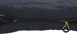 Outwell Camper Lux "L" Sleeping Bag Deep Blue (2023) -Cheap Camping Shop 230392 camper lux left side zipper feature photo2