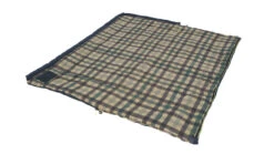 Outwell Camper Lux "R" Sleeping Bag Deep Blue (2023) -Cheap Camping Shop 230393 camper lux right side zipper feature photo6