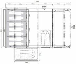 Outdoor Revolution Airedale 7.0SE Tent Bundle (2023) -Cheap Camping Shop 7se fp 10