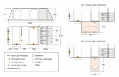 Vango Airbeam Vango Anantara IV 450xl Air Tent (2023) -Cheap Camping Shop airbeam si pro floorplan anantara iii air 450xl with pods