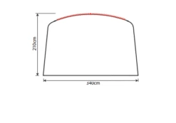 Outdoor Revolution Airedale 5.0s Front Sun Canopy 8 Outdoor Revolution Airedale 5.0s Front Sun Canopy -Cheap Camping Shop airedale 5s sun canopy drawing 3