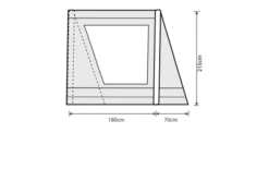 Outdoor Revolution Airedale 6.0s / 6.0se Front Porch Extension -Cheap Camping Shop airedale 6s se front porch extension fp 1