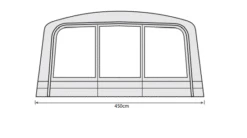 Outdoor Revolution Airedale 7.0se / 9.0se Front Porch Extension -Cheap Camping Shop airedale 7se 9se front porch extension floorplan 2