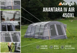Vango Airbeam Vango Anantara IV 450xl Air Tent (2023) -Cheap Camping Shop anantara iv air 450xl low res2
