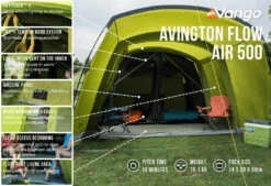 Vango Airbeam Vango Avington Flow Air 500 Tent (2022) 14 Vango Airbeam Vango Avington Flow Air 500 Tent (2022) -Cheap Camping Shop avington flow air 500 low res2