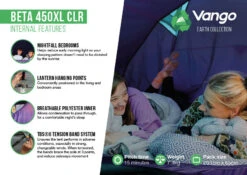 Vango Beta 450xl CLR Tent (2023) -Cheap Camping Shop beta 450xl clr lr2
