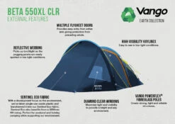 Vango Beta CLR 550xl Tent (2023) -Cheap Camping Shop beta 550xl clr lr