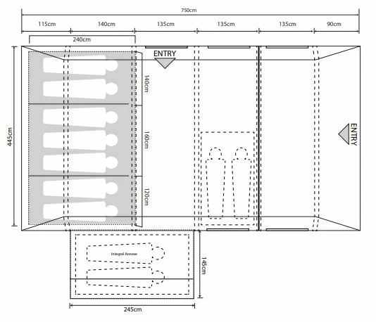 Outdoor Revolution Camp Star 700SE Tent Bundle (2023) 2 Outdoor Revolution Camp Star 700SE Tent Bundle (2023) - Image 2