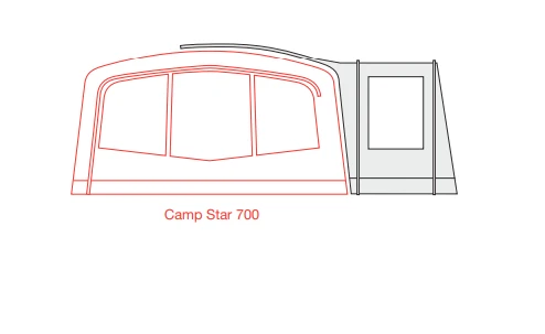 Outdoor Revolution Camp Star Side Porch (500xl, 600, 700) (2022) 3 Outdoor Revolution Camp Star Side Porch (500xl, 600, 700) (2022) - Image 3