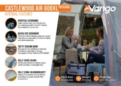 Vango Airbeam Vango Castlewood Air 800XL Tent Package (2023) 19 Vango Airbeam Vango Castlewood Air 800XL Tent Package (2023) -Cheap Camping Shop castlewood air 800xl package2