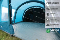 Vango Airbeam Vango Aether Air 600XL Tent (2022) -Cheap Camping Shop earth collection airbeam infographics call outs7