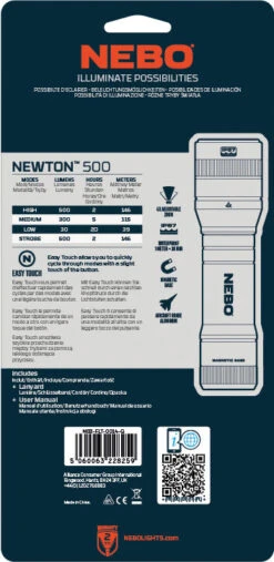 Nebo Newton 500 Waterproof Torch -Cheap Camping Shop eneb0014 12 fullsize