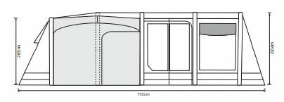 Outdoor Revolution Airedale 9.0DSE Tent Bundle (2023) 7 Outdoor Revolution Airedale 9.0DSE Tent Bundle (2023) - Image 7