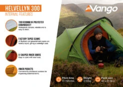 Vango Helvellyn 300 Tent (2022) -Cheap Camping Shop helvellyn 3002