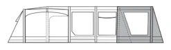 Outdoor Revolution Kalahari PC 9.0 DSE Front Porch Extension (2023) 8 Outdoor Revolution Kalahari PC 9.0 DSE Front Porch Extension (2023) -Cheap Camping Shop kalahari 9.0 dse front porch extension