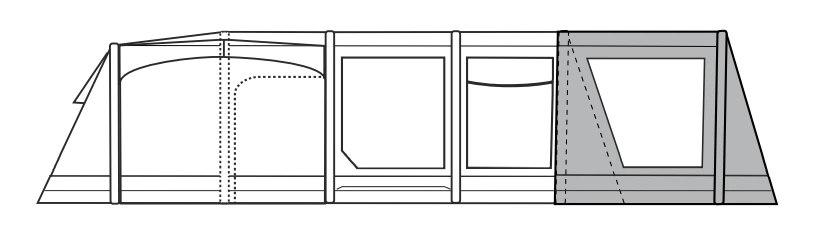 Outdoor Revolution Kalahari PC 9.0 DSE Front Porch Extension (2023) 4 Outdoor Revolution Kalahari PC 9.0 DSE Front Porch Extension (2023) - Image 4