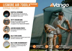 Vango Airbeam Vango Lismore Air 700DLX Tent Package (2023) 15 Vango Airbeam Vango Lismore Air 700DLX Tent Package (2023) -Cheap Camping Shop lismore air 700dlx package2