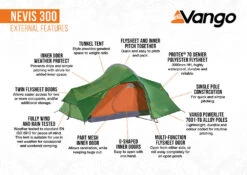 Vango Nevis 300 Tent (2023) -Cheap Camping Shop nevis 300