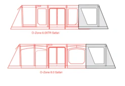 Outdoor Revolution O-Zone XTR Safari Front Porch Extension -Cheap Camping Shop safari extension floorplans 2