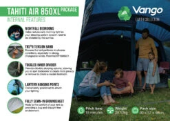 Vango Airbeam Vango Tahiti 850XL Air Tent (2023) 16 Vango Airbeam Vango Tahiti 850XL Air Tent (2023) -Cheap Camping Shop tahiti air 850xl package2