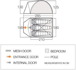Vango Alpha 300 Tent (2021) -Cheap Camping Shop vango 2020 tents floorplan alpha 300