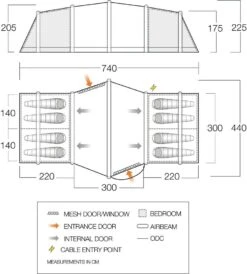 Vango Airbeam Vango Vesta Air 850xl Tent (2023) Bundle 20 Vango Airbeam Vango Vesta Air 850xl Tent (2023) Bundle -Cheap Camping Shop vango 2022 tents floorplan vesta air 850xl